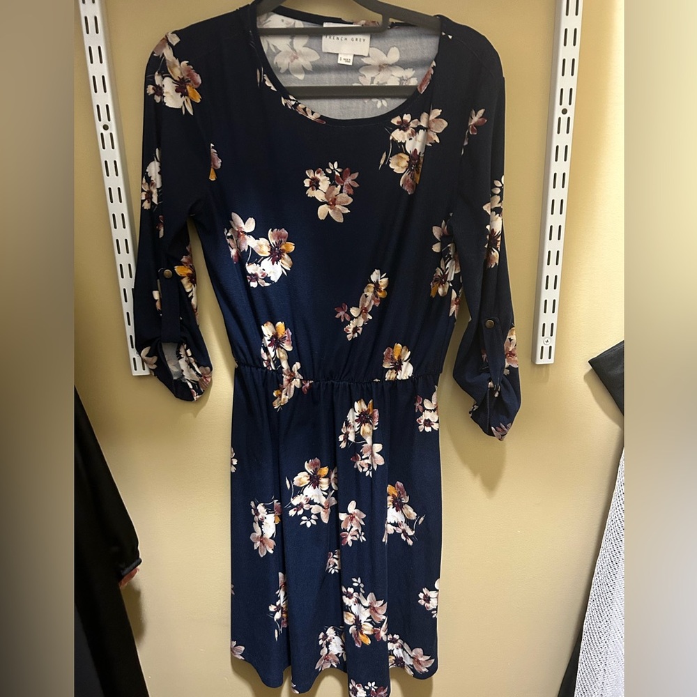 French Grey size small floral dress from stitch fix